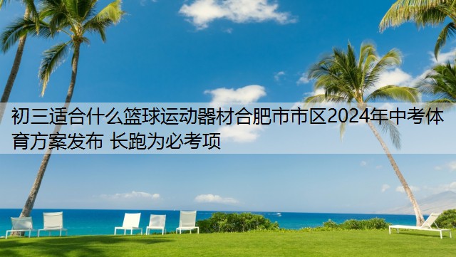 初三适合什么篮球运动器材合肥市市区2024年中考体育方案发布 长跑为必考项